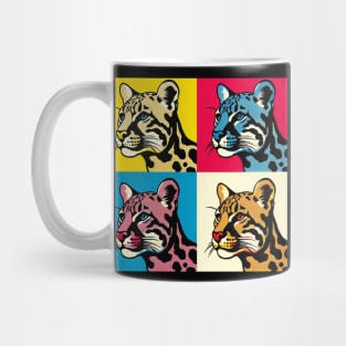 Ocelot Odyssey: A Pop Art Jungle Journey Mug